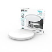 Gauss Светильник встраиваемый Elementary Adjustable Frameless модель FL круг 35W, 3200lm, 4000K, Ø223mm, монтаж 55-190, 1/30 9034460236