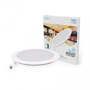 Встраиваемый светильник ультратонкий круглый IP20 18W,225х22, 210, 6500K 1560лм 1/20 939111318 pe703792