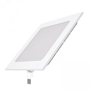 Светодиодный встраиваемый светильник ультратонкий квадратный IP20 12W 4100K 1/20 940111212 pe701502