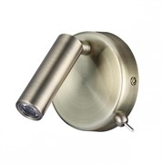 Lumion 5222/3WL LEDIO LN22 016 бронза Бра с выкл. LED 3W 3000K 330Лм 220V CHASE 5222/3WL