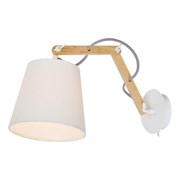 Arte Lamp A5700AP-1WH Pinoccio Бра металл/дерево/текстиль A5700AP-1WH