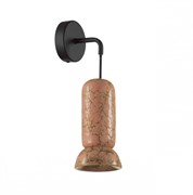 Odeon Light 5054/1WC PENDANT ODL24 315 черный/розовый/коричн./металл/керамика Бра GU10 LED 4W KERAMA 5054/1WC