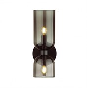 Odeon Light Бра с выключателем E14 2*60W ORINOCO MIDCENT ODL21 291 черный/дымчатый 4804/2W
