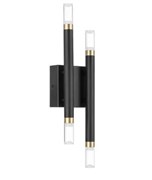 Lightstar 734647 Бра IRIS 12W LED 618LM 120G ЧЕРНЫЙ/ЗОЛОТО 3000K, шт 734647