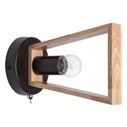 Arte Lamp A8030AP-1BK Brussels Бра с выключателем, металл/дерево A8030AP-1BK