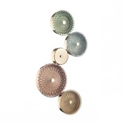 Odeon Light 5412/26WL L-VISION ODL_EX23 9 золотой/разноцветный металл/стекло Бра LED 26W 4000K CARAMELLA 5412/26WL