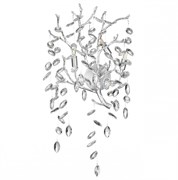 Odeon Light 4970/3W HALL ODL24 523 матов.серебристый/алюмин./хрусталь Бра G9 3*40W DELICA 4970/3W