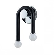 Lumion 5699/2W MODERNI LN23 119 чёрный, хром Бра E14 2*60W 220V CASPIAN 5699/2W