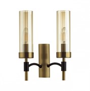 Lumion 6538/2W CLASSI LN23 167 чёрный, латунь Бра E14 2*40W 220V SHARON 6538/2W