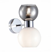 Evoluce SLE1138-101-02 бра Хром/белый, Дымчатый E27 2*60W SLE1138-101-02