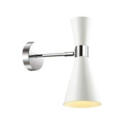 Lumion 3661/1W LN18 000 хром/матовый белый Бра E14 60W 220V QUINN 3661/1W