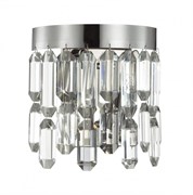 Odeon Light 4985/2W HALL ODL22 383 хром/хрусталь Бра E14 2*40W DAKISA 4985/2W