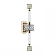 Odeon Light 5426/28WL L-VISION ODL_EX24 21 золотой/белый/дымчатый/коньячный/металл/стекло/акрил Бра LED 28W 3000K KLIFF 5426/28WL