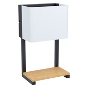 Eglo 99126 Светод. бра GALDAKAO, 5,4W(LED), L200, H350, A135, сталь, дерево, черн., натур./текстиль, дере 99126