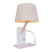 LOFT IT LOFT9993-WH Бра 1xE14 max 40W+LED+USB LOFT9993-WH, шт LOFT9993-WH