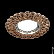 Gauss Светильник Antique Gu5.3 1/40 круг, золото/черный CA043