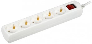 IEK GENERICA Удлинитель У05В 5 мест 2P+PE/1,5м 3х1мм2 10А/250В WYP10-10-05-D15-ZK-G