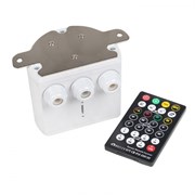 EKF PROxima Микроволновый датчик движения бел. для высоких потолков 2000Вт 360гр. 30м IP65 MW-707 dd-mw-707