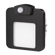 Zamel Светильник MOZA Чёрный/Тепл.бел. в монт.коробку, 230V AC с датчиком движения 01-226-62