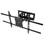 Кронштейн для телевизора 37"-85" дюймов, наклонно-поворотный, двойное колено серия HOME Rexant 38-0384