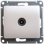 GLOSSA TV РОЗЕТКА проходная 4DB, механизм, ПЕРЛАМУТРОВЫЙ