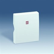 Simon 82 Centr. Алюминий Накладка на мех. с подсветкой