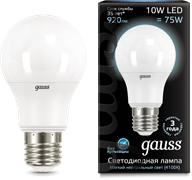 Gauss Лампа A60 10W 920lm 4100K E27 LED 102502210