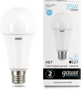 Gauss Лампа Elementary A67 35W 2790lm 6500K E27 LED 70235