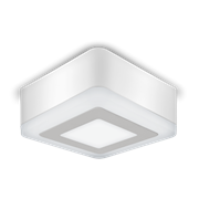 Gauss Светильник Backlight накладной BL221 Квадрат. Акрил, 3+3W, LED 4000K, 105*105, BL221