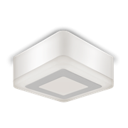 Gauss Светильник Backlight накладной квадрат 3+3W 350lm 3000K 220-240V 105*105*40мм 3 режим LED BL220