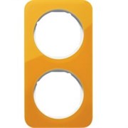Рамка 2 местная акрил желтый 10122339 Berker R1