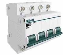 Dekraft Автоматический выключатель 4Р 20А х-ка C ВА-101 4,5кА 11091DEK