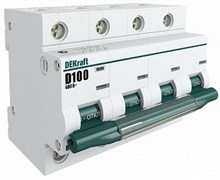 Dekraft Автоматический выключатель 4Р 63А х-ка D ВА-201 10кА 13022DEK