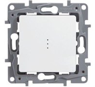 Legrand Etika белый переключатель с подсветкой, 10А, авт. клем 672215