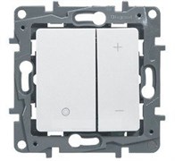 Legrand Etika белый светорегулятор нажимной, 400Вт 672218