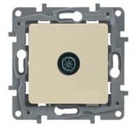 Legrand Etika слоновая кость розетка TV Звезда 672351