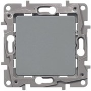 Legrand Etika алюминий переключатель промежуточный 1-клавишный, винтовые клеммы, 10AX, 250 В 672409