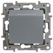 Legrand Etika алюминий выключатель карточный с выдержкой времени, с подсветкой 672493
