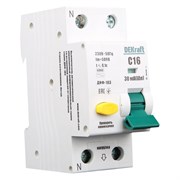 Dekraft Дифференциальный автомат (АВДТ) 1Р+N 40А 30мА тип A х-ка С ДИФ-103 6кА 16233DEK