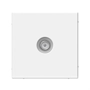 ArtGallery Белый TV Розетка проходная 4DB, механизм GAL000192