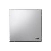 ArtGallery Алюминий Переключатель 1-клавишный IP44, 10АХ, механизм GAL440361