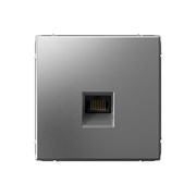 ArtGallery Сталь Розетка компьютерная RJ45, кат. 6A, механизм GAL000986