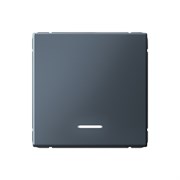 ArtGallery Грифель Выключатель 1-клавишный с подсветкой, сх.1а, 10АХ, механизм GAL000713