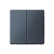 Systeme Electric ArtGallery Грифель Выключатель 2-клавишный кнопочный, 10АХ, механизм, быстрозажим. клем. GAL000717S