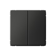 ArtGallery Базальт Выключатель 2-клавишный, сх.5, 10АХ, механизм GAL001451