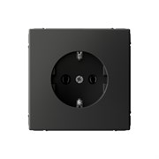 Systeme Electric ArtGallery Базальт Розетка с заземлением, 16А, механизм, быстрозажим. клем. GAL001443S