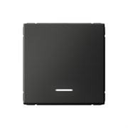 Systeme Electric ArtGallery Базальт Выключатель 1-клавишный с подсветкой, 10АХ, механизм, быстрозажим. клем. GAL001413S