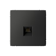 Systeme Electric ArtGallery Базальт Розетка компьютерная RJ45, кат. 5е, механизм GAL001483
