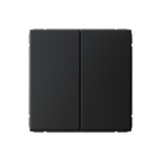 Systeme Electric ArtGallery Карбон Переключатель 2-клавишный, 10АХ, механизм, быстрозажим. клем. GAL001065S