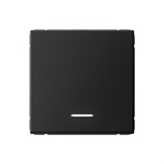 ArtGallery Карбон Выключатель 1-клавишный с подсветкой, сх.1а, 10АХ, механизм GAL001013